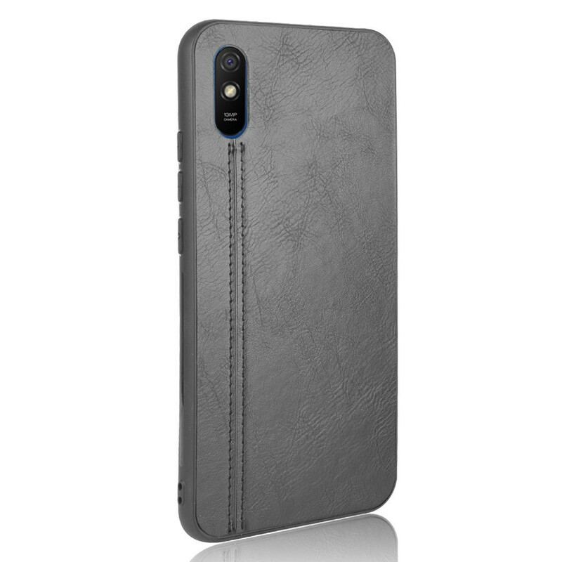 Cover Xiaomi Redmi 9A Couture Lædereffekt