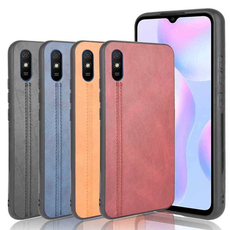 Cover Xiaomi Redmi 9A Couture Lædereffekt