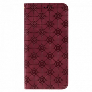 Cover Xiaomi Redmi 9A Flip Cover Barokke Blomster