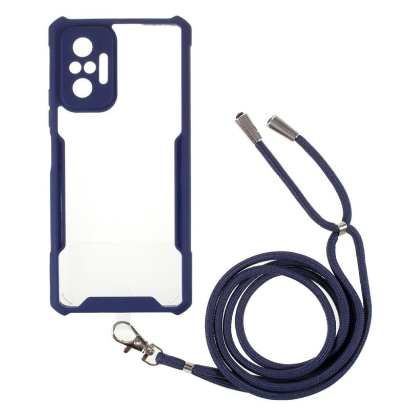 Cover Xiaomi Redmi Note 10 Pro Farvet Cord Hybrid
