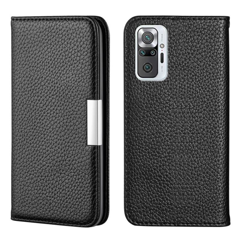 Cover Xiaomi Redmi Note 10 Pro Flip Cover Imiteret Læder Litchi Ultra Chic