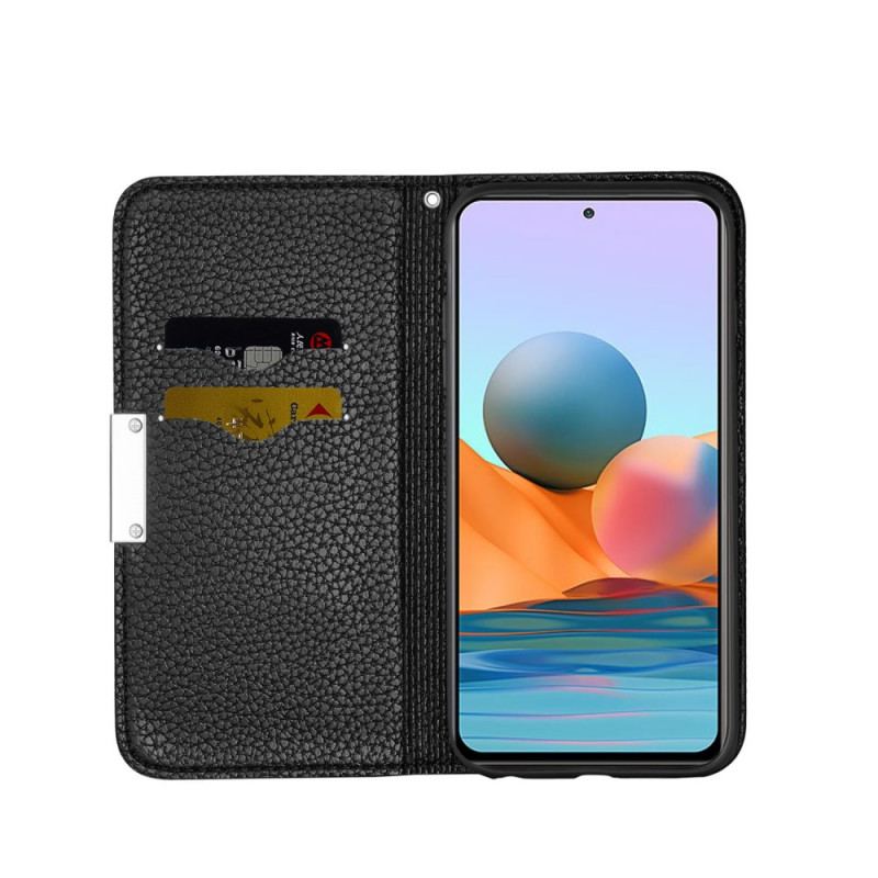 Cover Xiaomi Redmi Note 10 Pro Flip Cover Imiteret Læder Litchi Ultra Chic