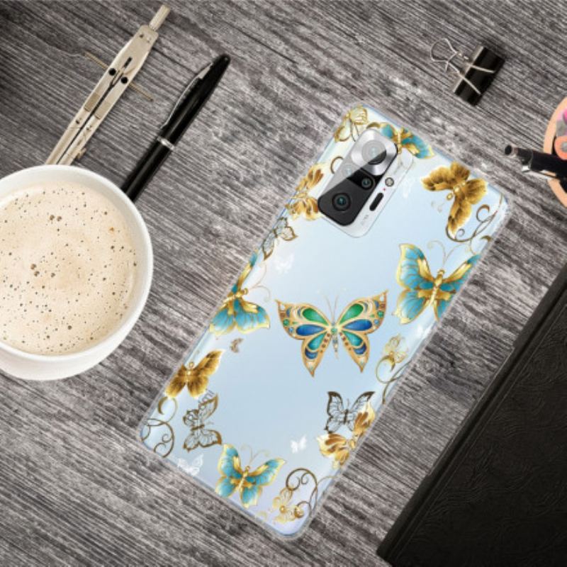 Cover Xiaomi Redmi Note 10 Pro Flugt Af Sommerfugle