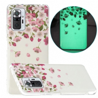 Cover Xiaomi Redmi Note 10 Pro Fluorescerende Blomsterserie
