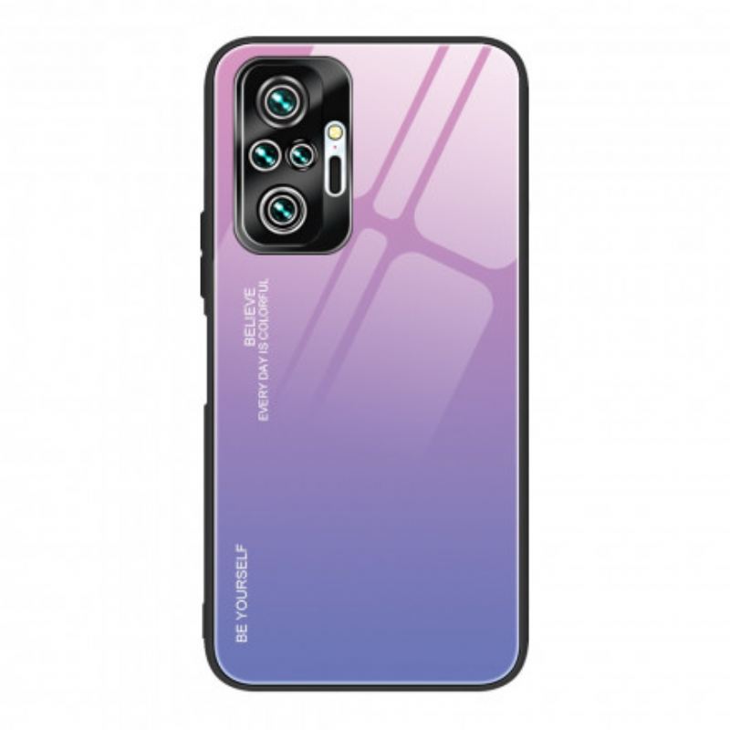 Cover Xiaomi Redmi Note 10 Pro Hærdet Glas Vær Dig Selv
