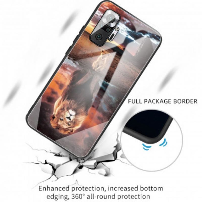 Cover Xiaomi Redmi Note 10 Pro Lion Cub's Dream Hærdet Glas