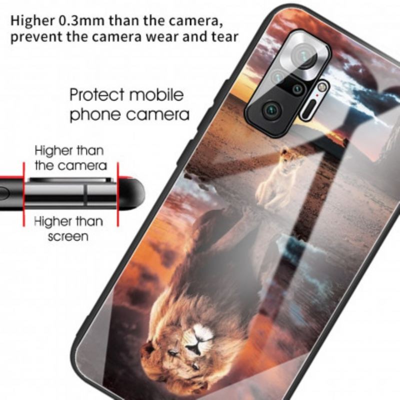 Cover Xiaomi Redmi Note 10 Pro Lion Cub's Dream Hærdet Glas