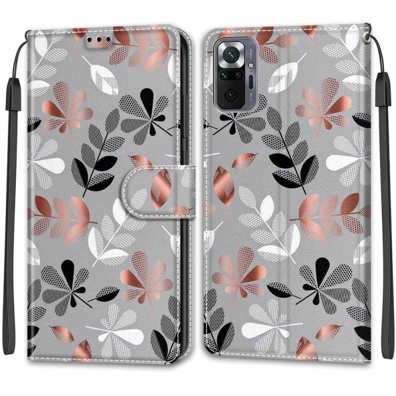 Læder Cover Xiaomi Redmi Note 10 Pro Lagner Med Snor