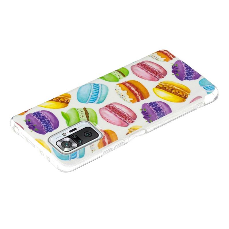 Mobilcover Xiaomi Redmi Note 10 Pro Fluorescerende Makroner