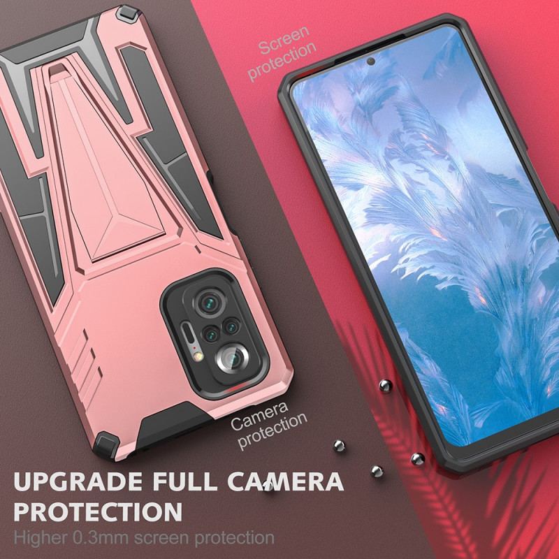 Mobilcover Xiaomi Redmi Note 10 Pro Modstandsdygtig Aftagelig Støtte