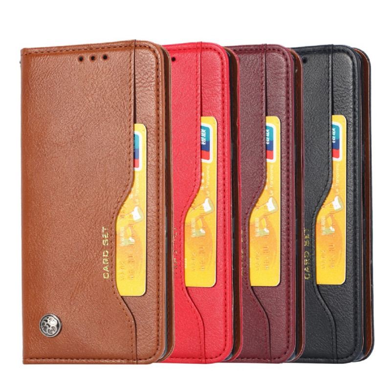 Cover Xiaomi Mi 11 Pro Flip Cover Kortholder I Imiteret Læder