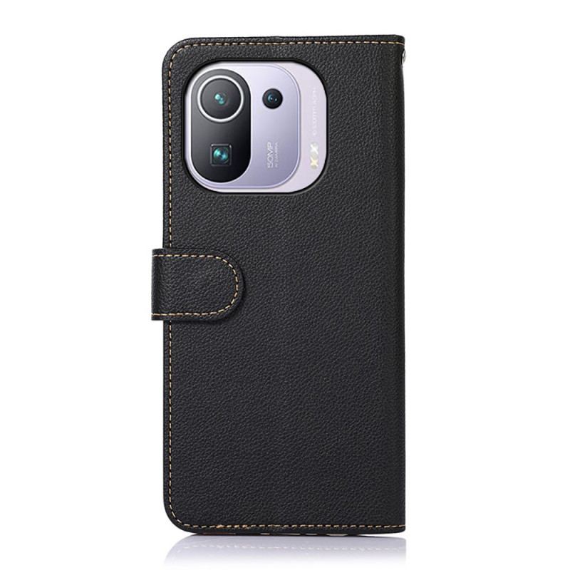 Flip Cover Xiaomi Mi 11 Pro Lychee Style Rfid Khazneh