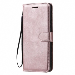 Flip Cover Xiaomi Mi 11 Pro Med Snor Solid Color Series Strappy