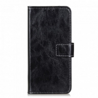 Flip Cover Xiaomi Mi 11 Pro Skinnende Og Blottede Sømme