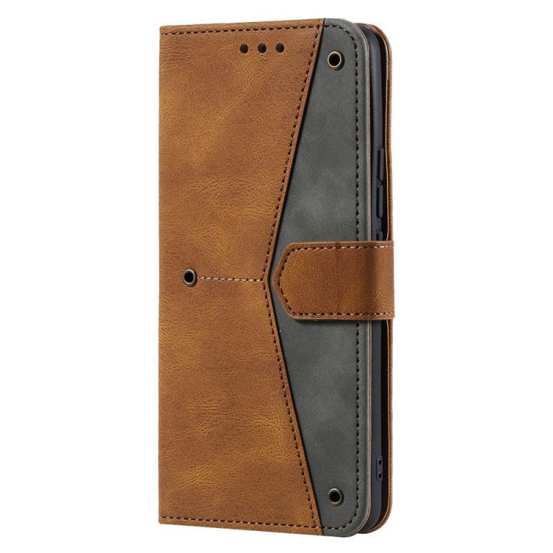 Læder Cover Xiaomi Mi 11 Pro Bicolor Nitter I Imiteret Læder