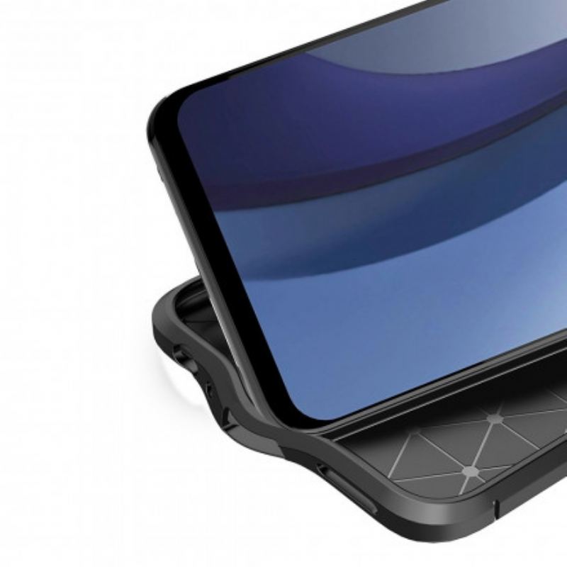 Cover Vivo Y72 5G Dobbelt Linje Litchi Læder Effekt