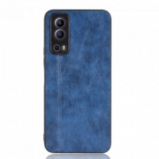 Mobilcover Vivo Y72 5G Couture Lædereffekt