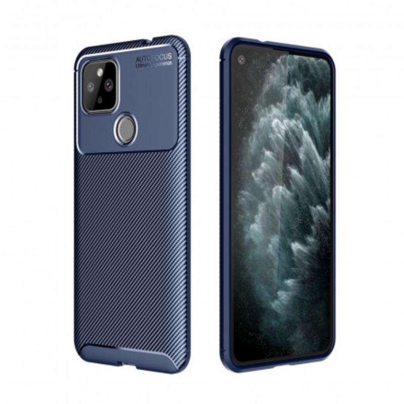 Cover Google Pixel 4A 5G Fleksibel Kulfibertekstur