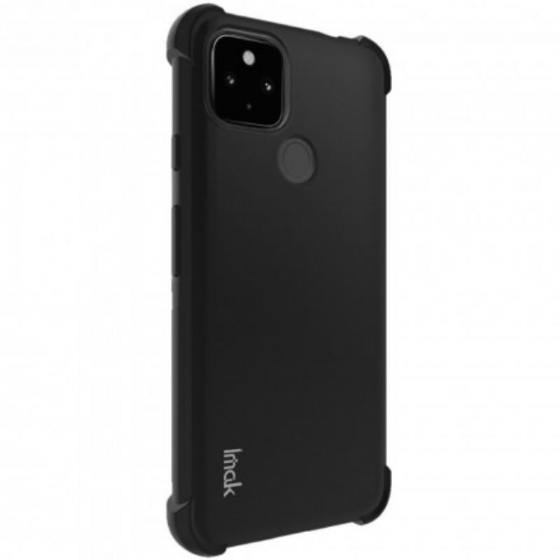 Cover Google Pixel 4A 5G Fleksibel Silikone Med Film Til Imak Skærm