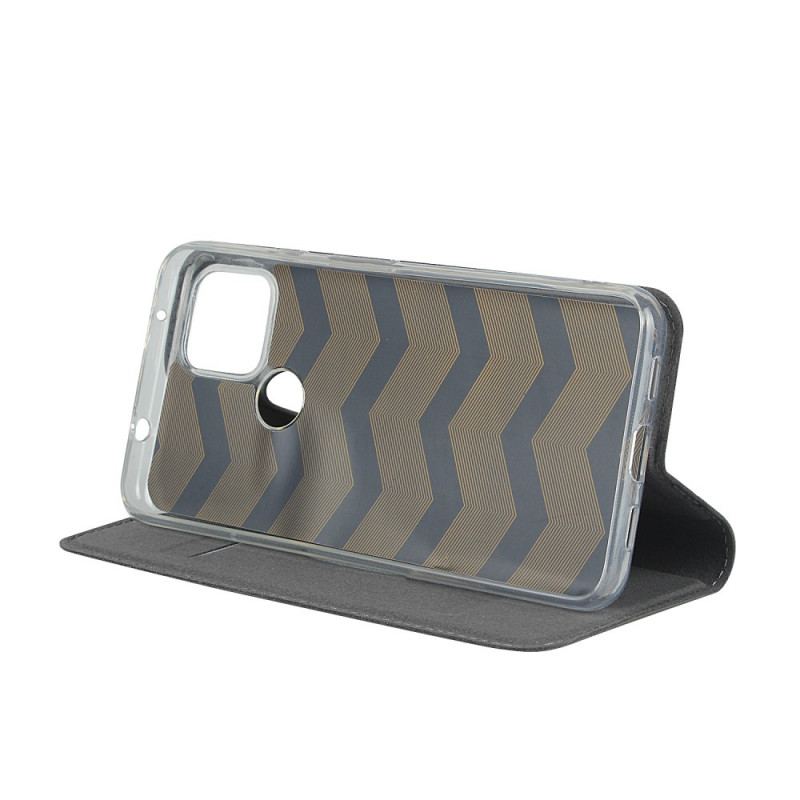 Cover Google Pixel 4A 5G Med Snor Flip Cover Strappy I Imiteret Læder