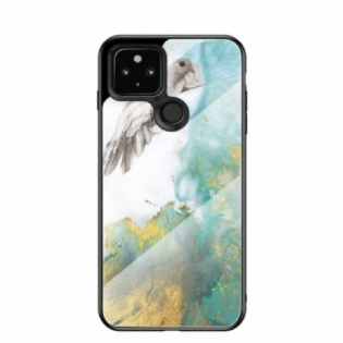 Cover Google Pixel 4A 5G Premium Farver Hærdet Glas