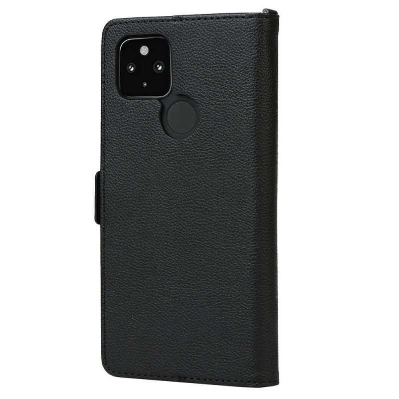 Flip Cover Google Pixel 4A 5G Med Snor Strappy Heart