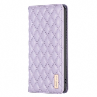Cover Xiaomi 13 Lite Flip Cover Binfen Farvestil Quiltet