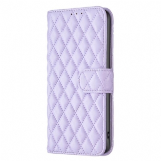 Flip Cover Xiaomi 13 Lite Klassisk Quiltet