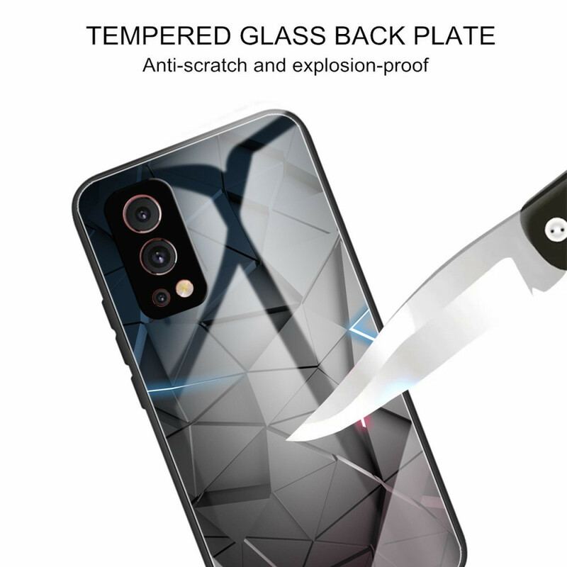 Cover OnePlus Nord 2 5G Hærdet Glas Geometri