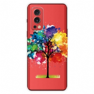 Cover OnePlus Nord 2 5G Sømløst Akvareltræ