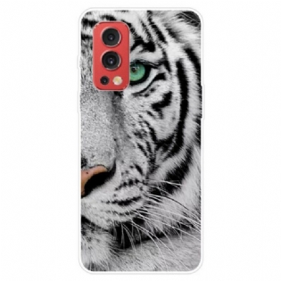 Cover OnePlus Nord 2 5G Tiger Ansigt