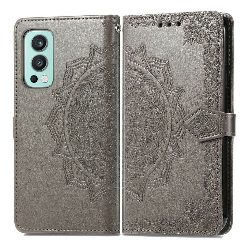 Læder Cover OnePlus Nord 2 5G Mandala Middelalder