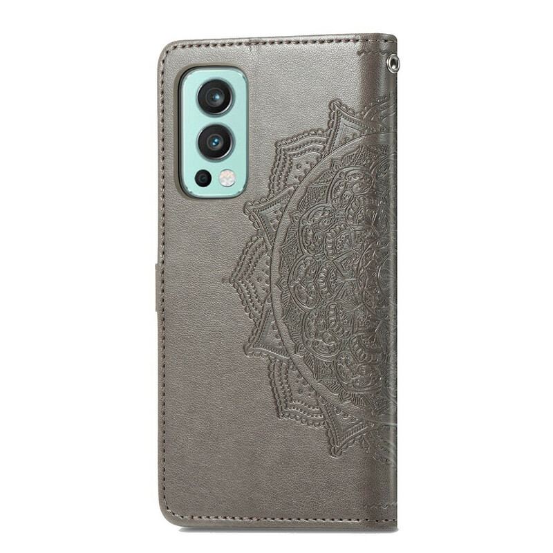 Læder Cover OnePlus Nord 2 5G Mandala Middelalder