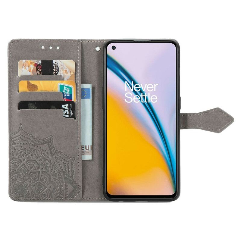Læder Cover OnePlus Nord 2 5G Mandala Middelalder