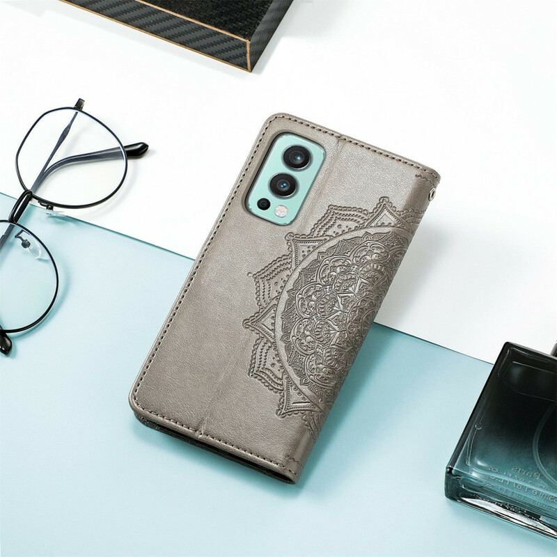 Læder Cover OnePlus Nord 2 5G Mandala Middelalder