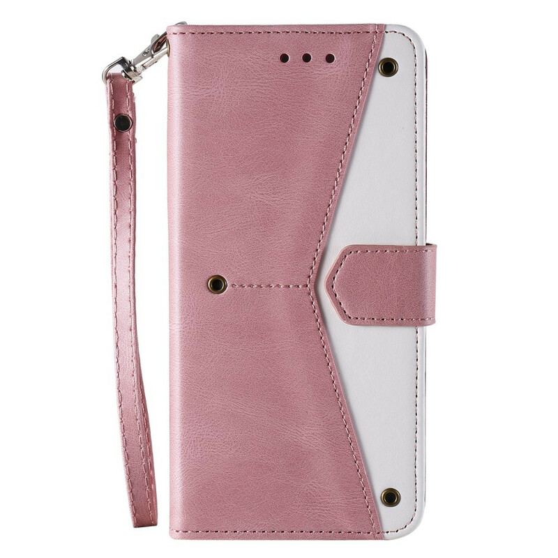 Læder Cover OnePlus Nord 2 5G Skin-touch-sømme
