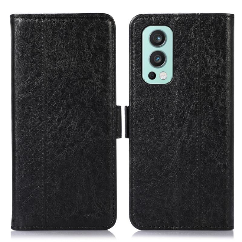 Læder Cover OnePlus Nord 2 5G Subtile Syninger