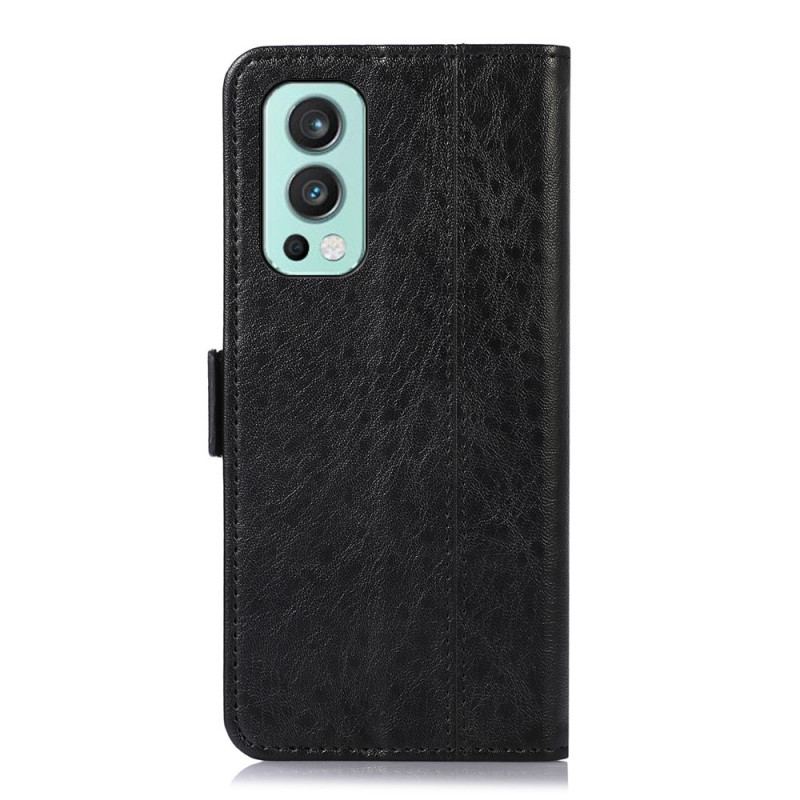Læder Cover OnePlus Nord 2 5G Subtile Syninger