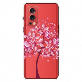 Mobilcover OnePlus Nord 2 5G Gennemsigtigt Sommerfugletræ