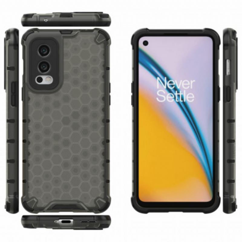 Mobilcover OnePlus Nord 2 5G Honeycomb Stil