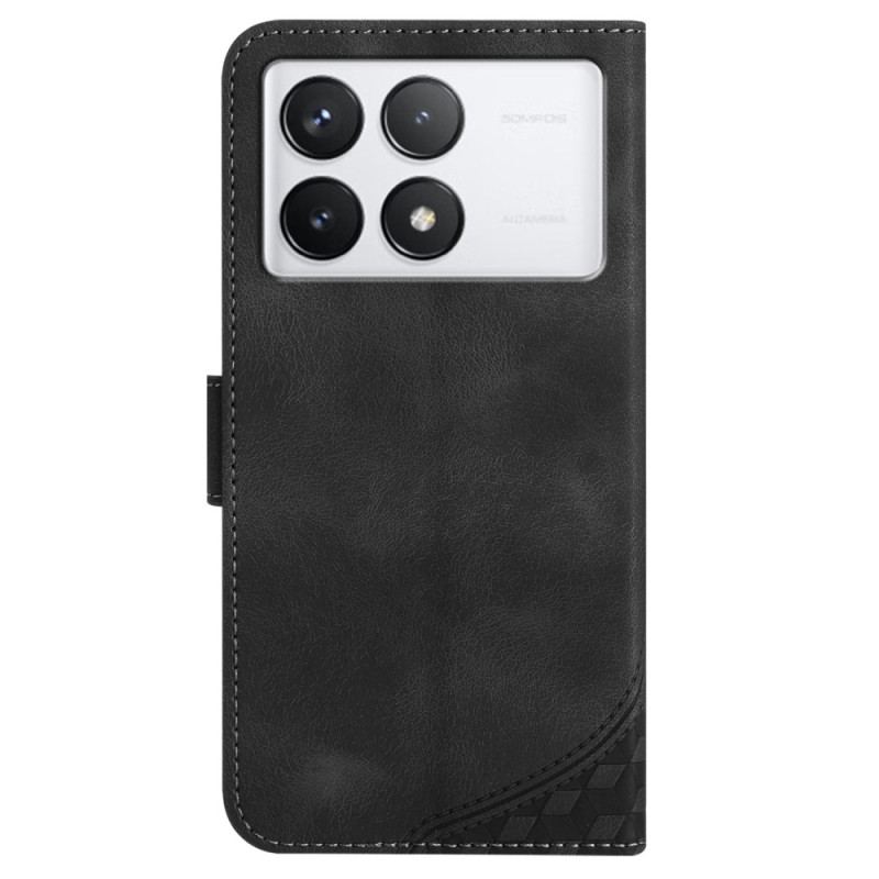 Flip Cover Poco X6 Pro 5g Elephant Head Lanyard Graphic