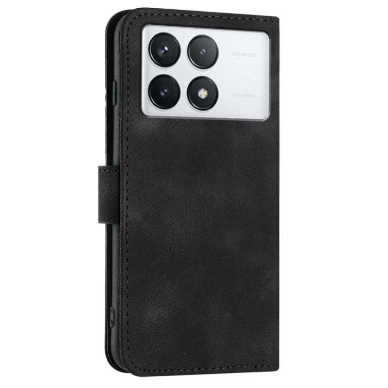 Flip Cover Poco X6 Pro 5g Stiliseret Med Rem