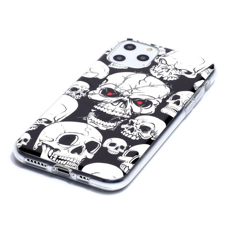Cover iPhone 11 Pro Forsigtig Fluorescerende Kranier
