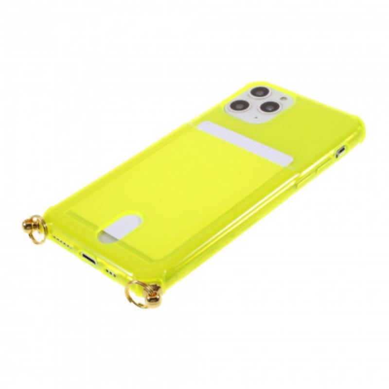 Cover iPhone 11 Pro Med Snor Snøre Med Kortholder
