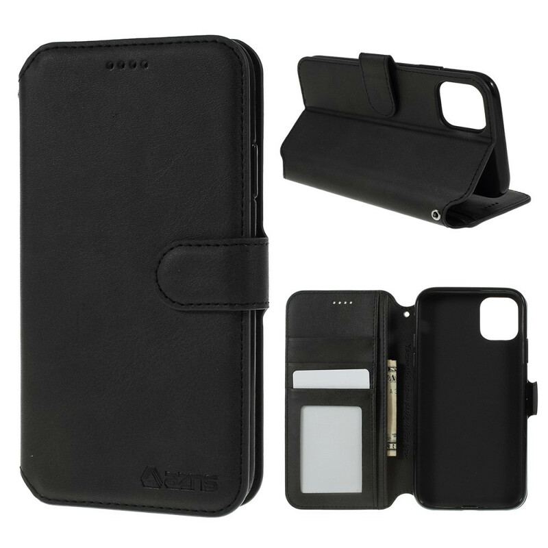 Flip Cover iPhone 11 Pro Azns Lædereffekt