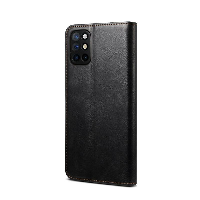 Cover OnePlus 8T Flip Cover Voksbehandlet Kunstlæder
