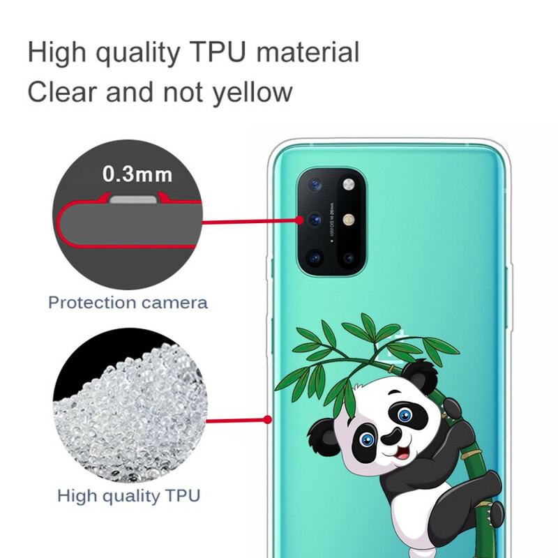 Cover OnePlus 8T Sømløs Panda På Bambus
