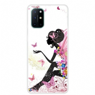 Cover OnePlus 8T Sommerfugledame