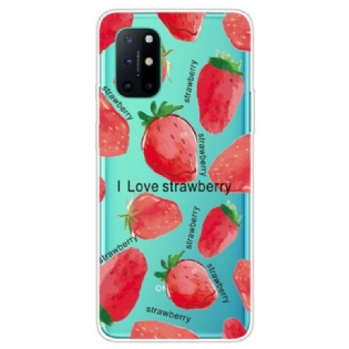 Cover OnePlus 8T Strawberry / Jeg Elsker Jordbær