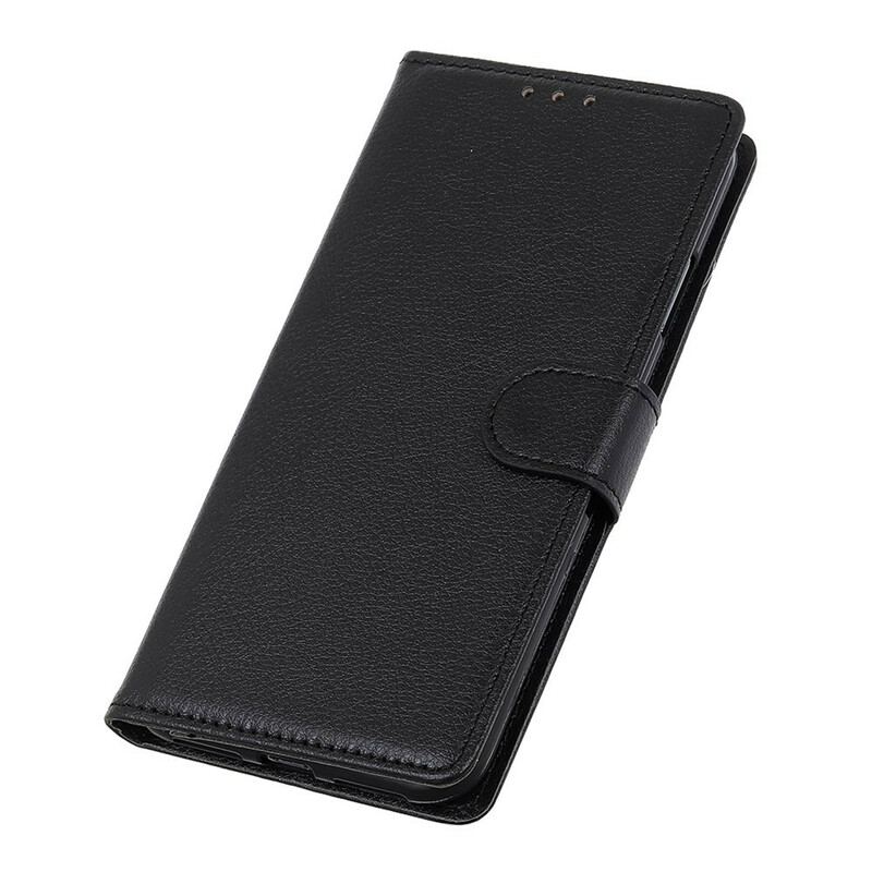 Læder Cover OnePlus 8T Traditionelt Litchi